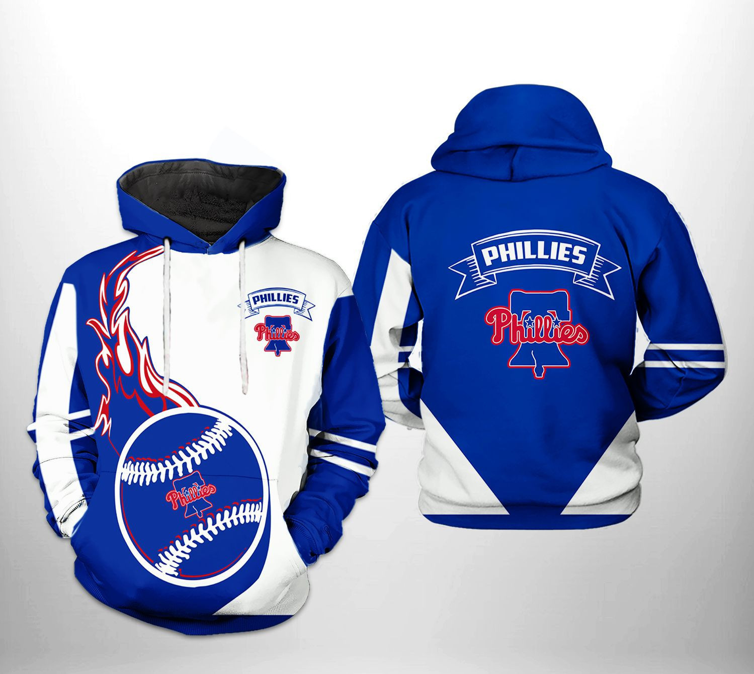 Philadelphia Phillies MLB Classic 3D All Over Print Hoodie, Zip Hoodie