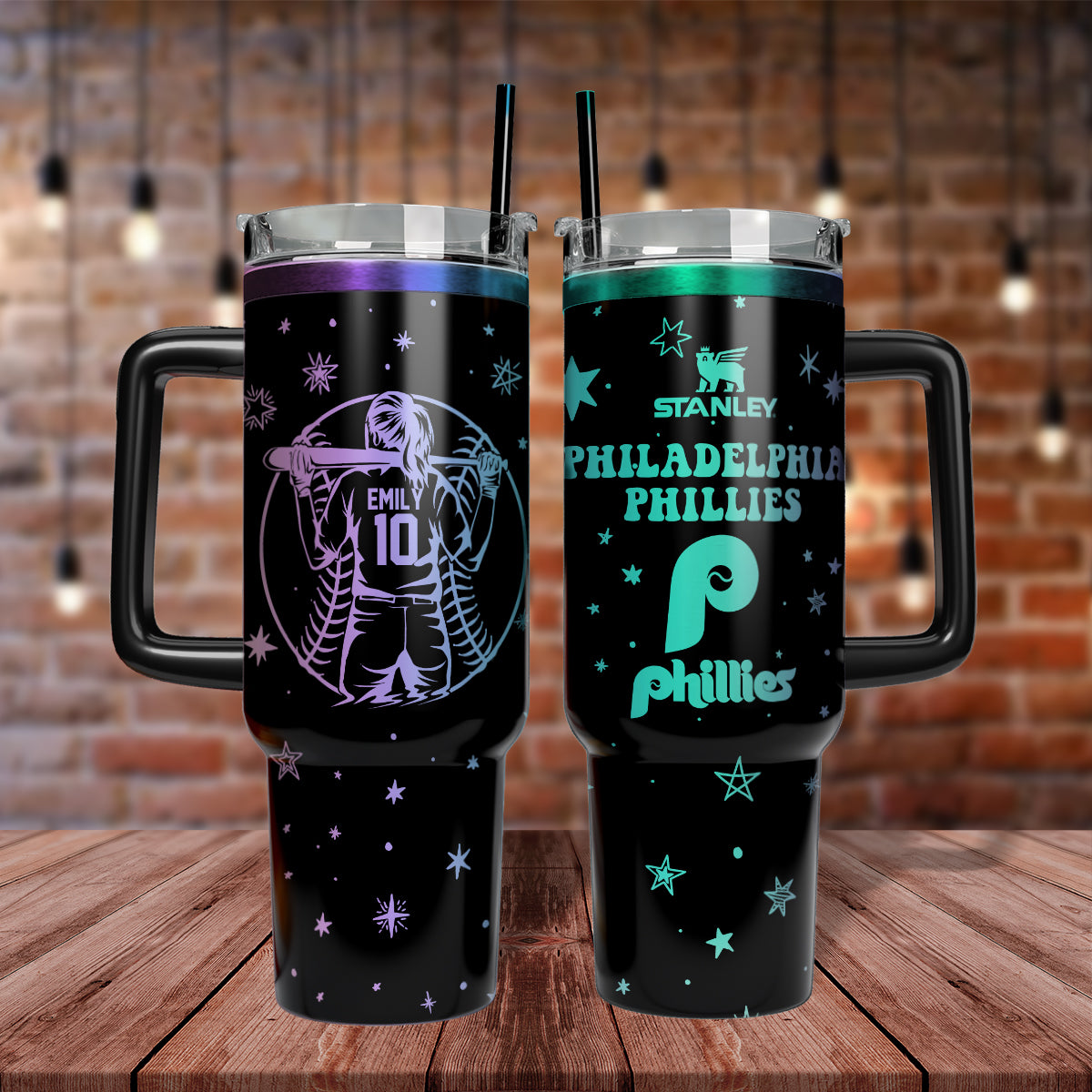 Philadelphia Phillies MLB Custom Stanley Cup 40 oz 30 oz Tumbler With HandleTVC2301564