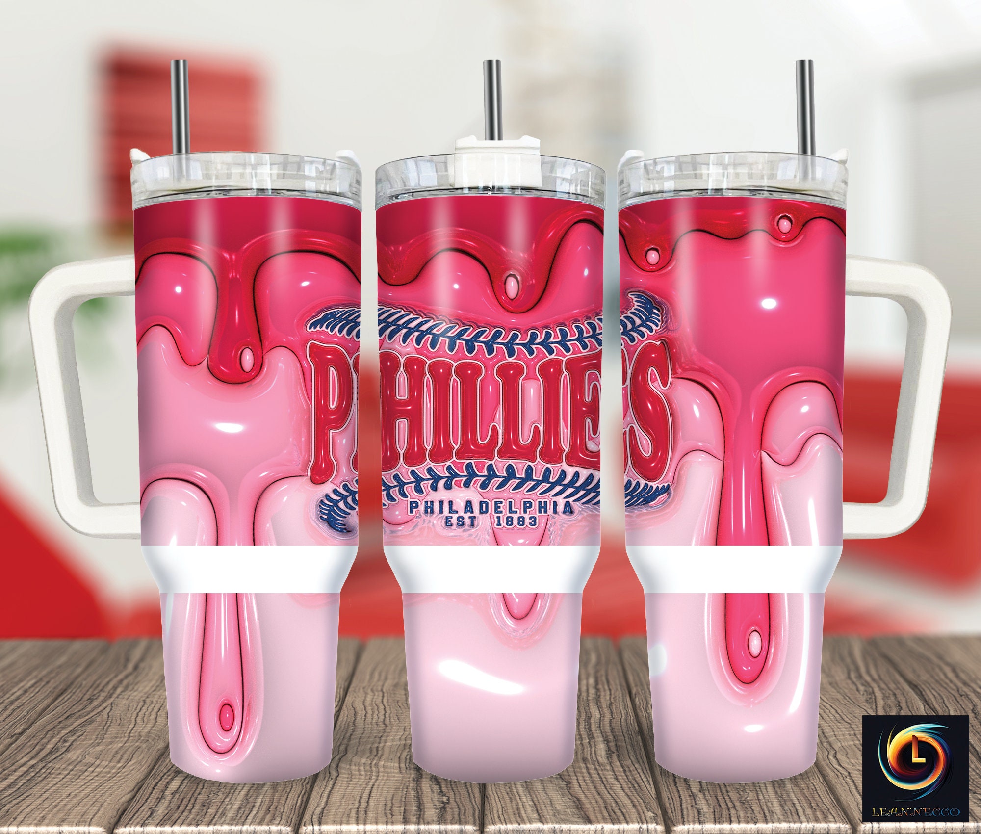 Philadelphia Phillies MLB Custom Stanley Cup 40 oz 30 oz Tumbler With HandleTVC2301988