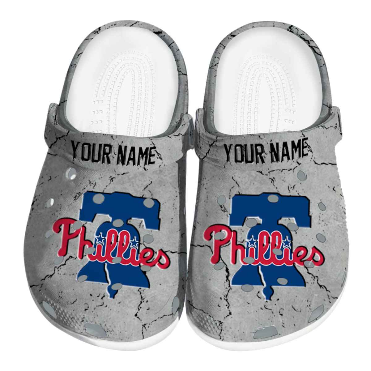 Philadelphia Phillies MLB Sport Crocs Crocband Clogs Shoes Comfortable For Men Women and Kids