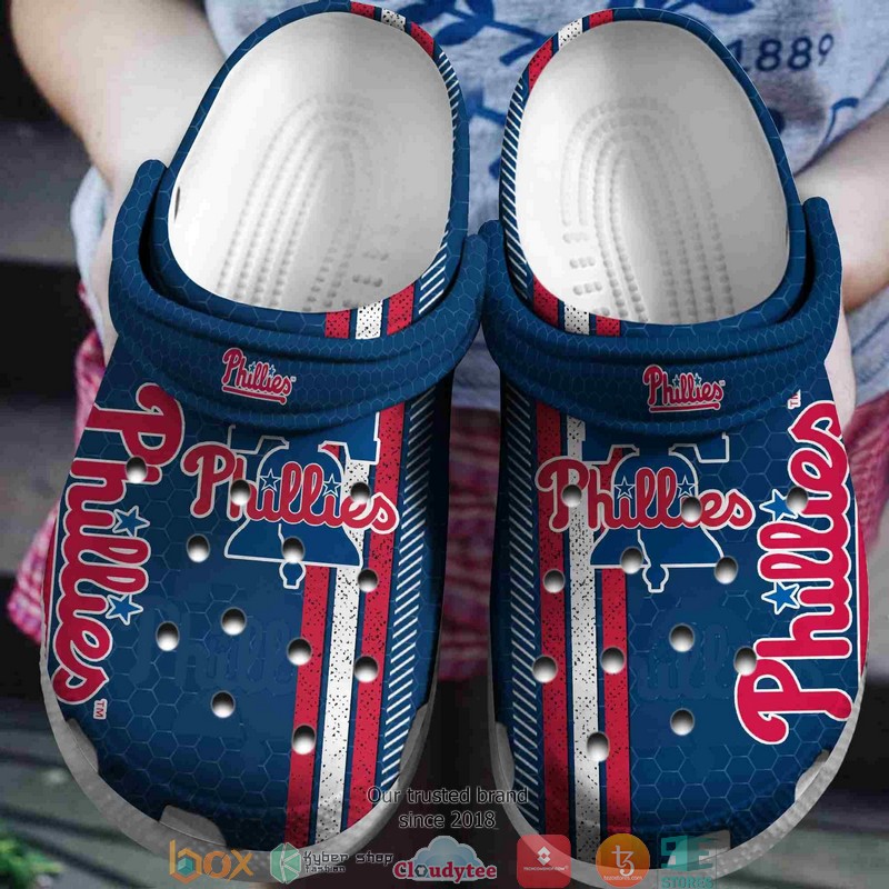 Philadelphia Phillies MLB Sport Crocs Crocband Clogs Shoes Comfortable For Men Women and Kids