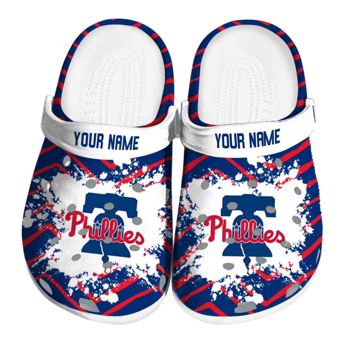Philadelphia Phillies MLB Sport Crocs Crocband Clogs Shoes Comfortable For Men Women and Kids
