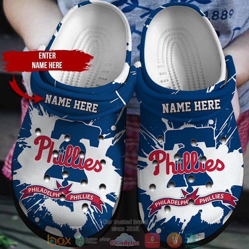 Philadelphia Phillies MLB Sport Crocs Crocband Clogs Shoes Comfortable For Men Women and Kids