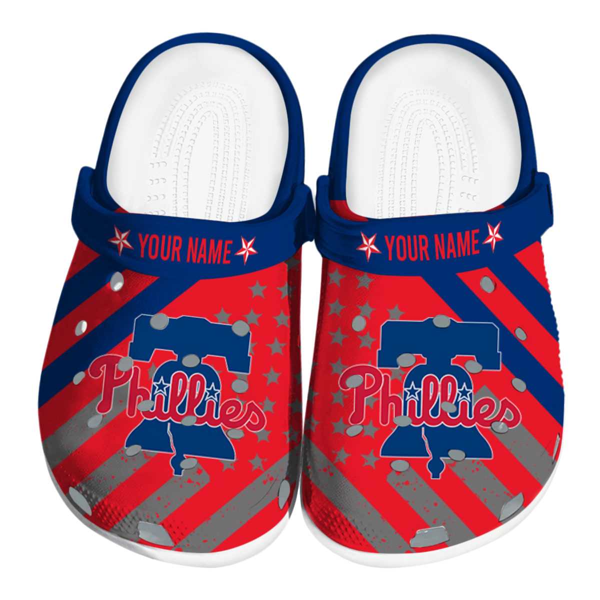 Philadelphia Phillies MLB Sport Crocs Crocband Clogs Shoes Comfortable For Men Women and Kids