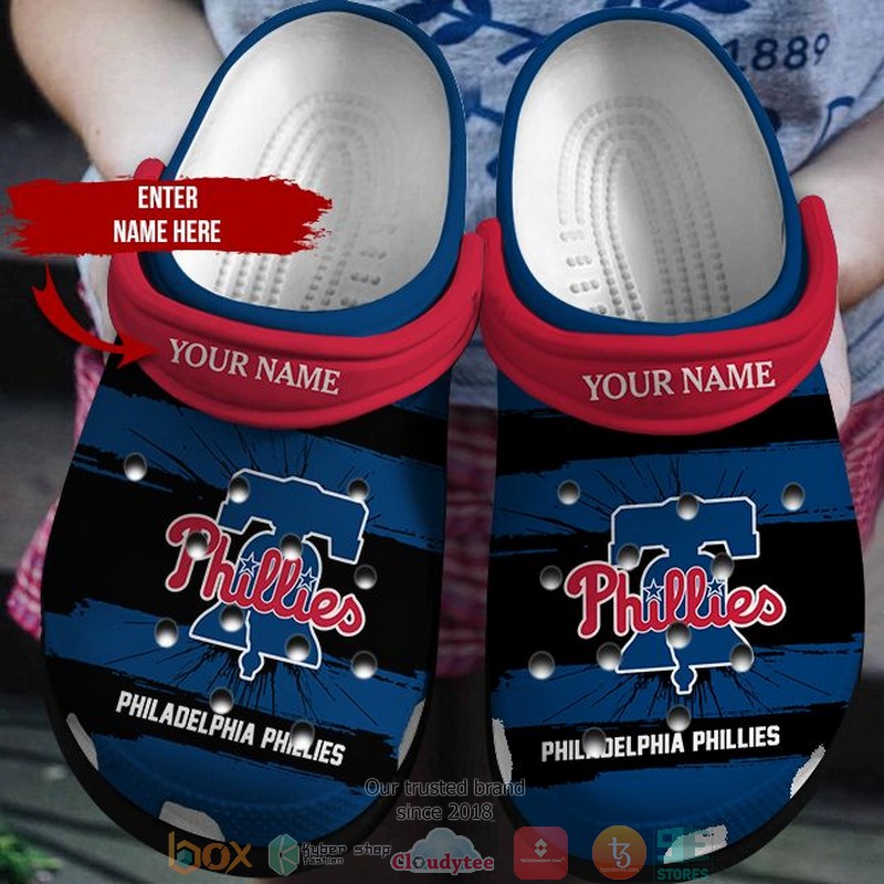 Philadelphia Phillies MLB Sport Crocs Crocband Clogs Shoes Comfortable For Men Women and Kids