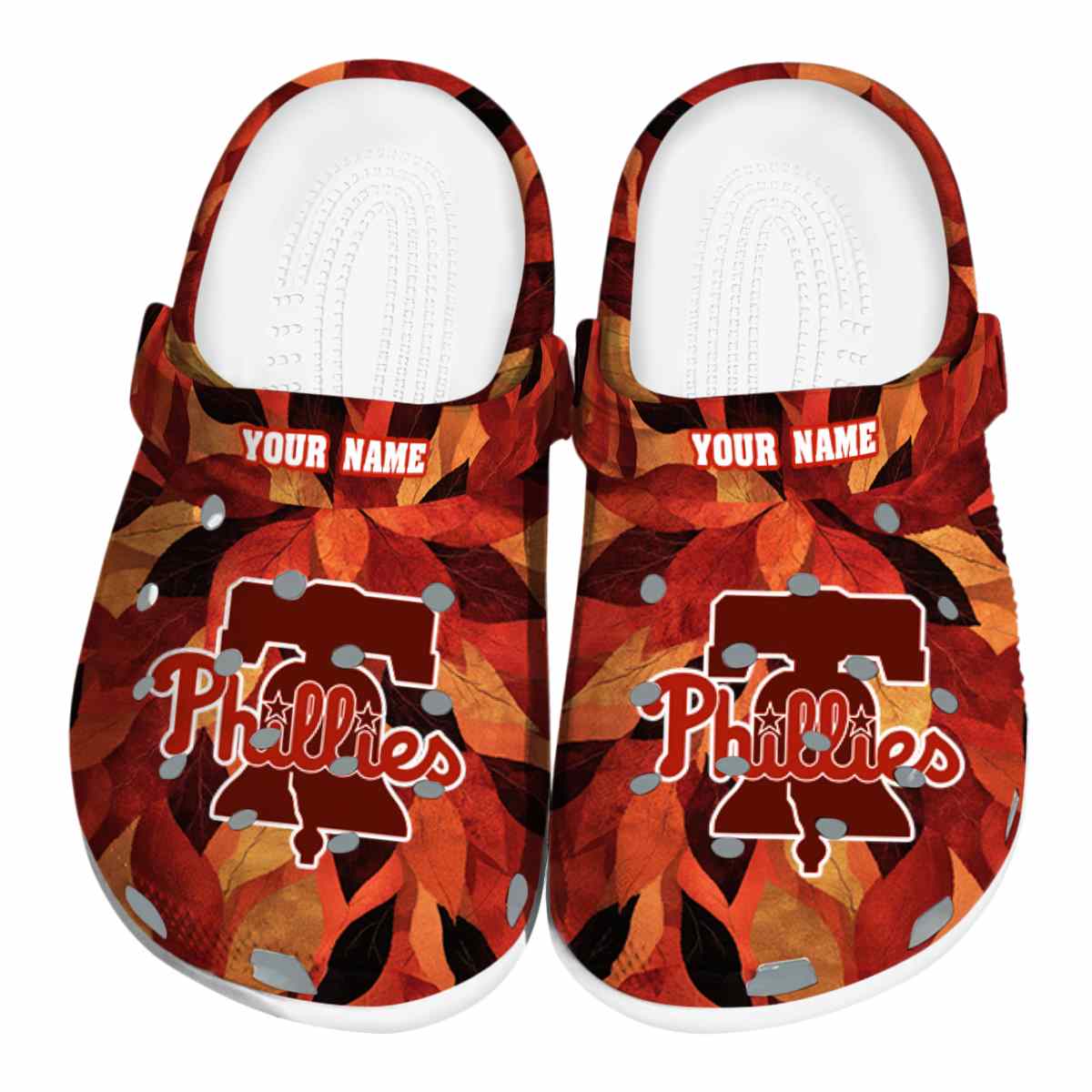 Philadelphia Phillies MLB Sport Crocs Crocband Clogs Shoes Comfortable For Men Women and Kids