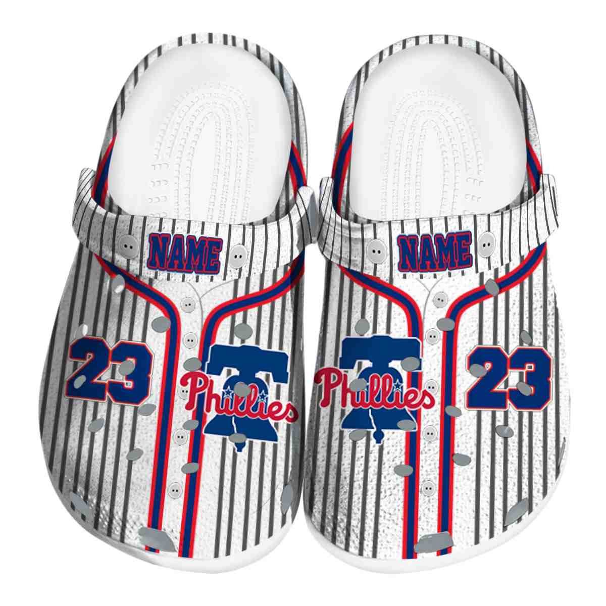 Philadelphia Phillies MLB Sport Crocs Crocband Clogs Shoes Comfortable For Men Women and Kids