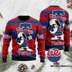 Philadelphia Phillies Ugly Christmas Sweater Adult 3D Funny Matching for family