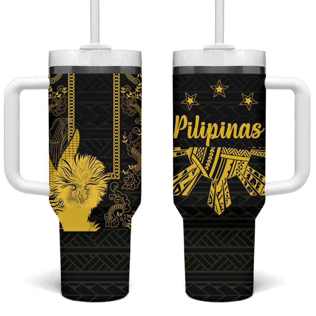 Philippines Eagle Barong Filipino Eight Rayed Gold Sun Custom Stanley Cup 40 oz 30 oz Tumbler With HandleTVC2301372