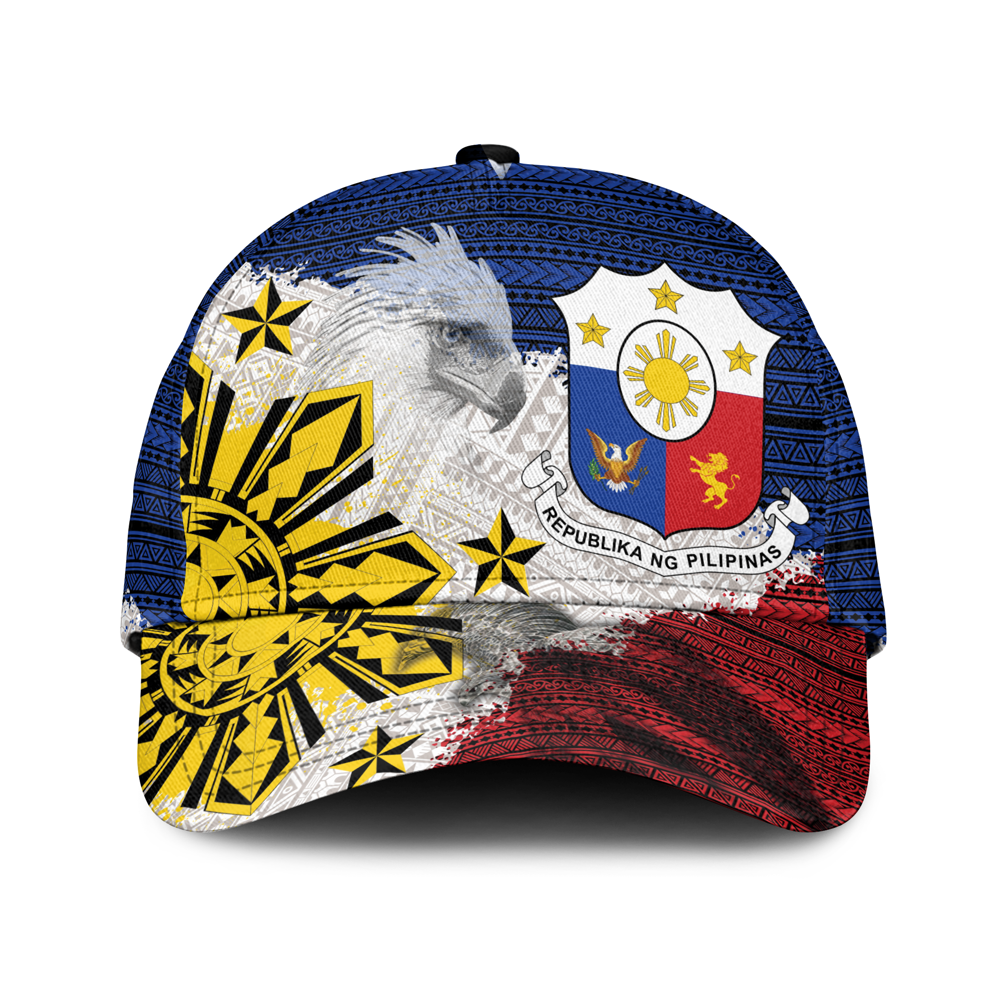 Philippines Filipino Tribal Eagle Cap - LT2 Trucker Hats Custom Hats Gifts For Men & Women
