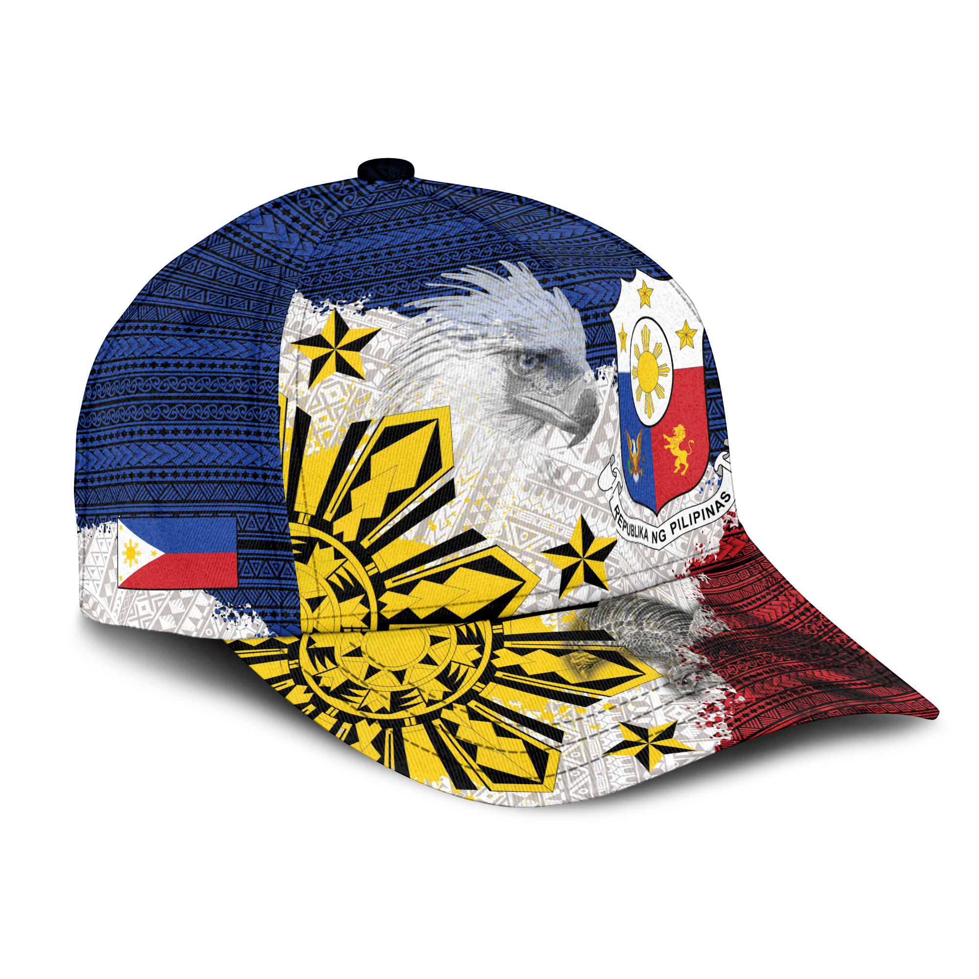 Philippines Filipino Tribal Eagle Cap - LT2 Trucker Hats Custom Hats Gifts For Men & Women
