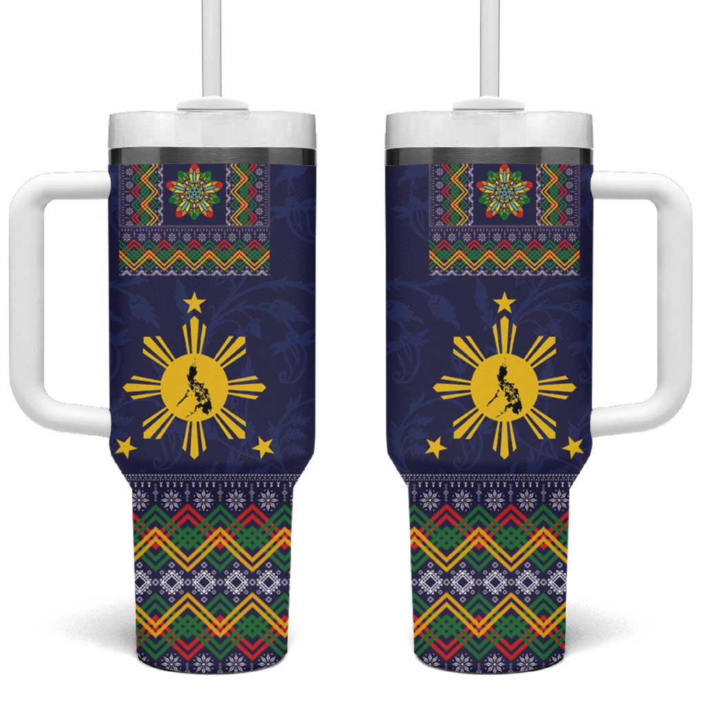 Philippines Merry Christmas Maligayang Pasko with Parol and Xmas Barong Custom Stanley Cup 40 oz 30 oz Tumbler With HandleTVC2301353