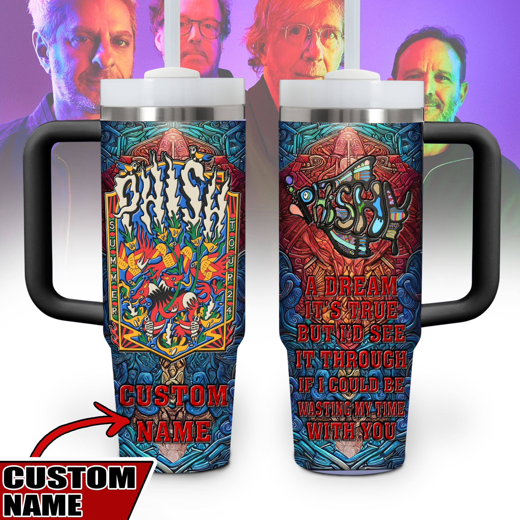 Phish Band Music Custom Stanley Cup 40 oz 30 oz Tumbler With HandleTVC2301527