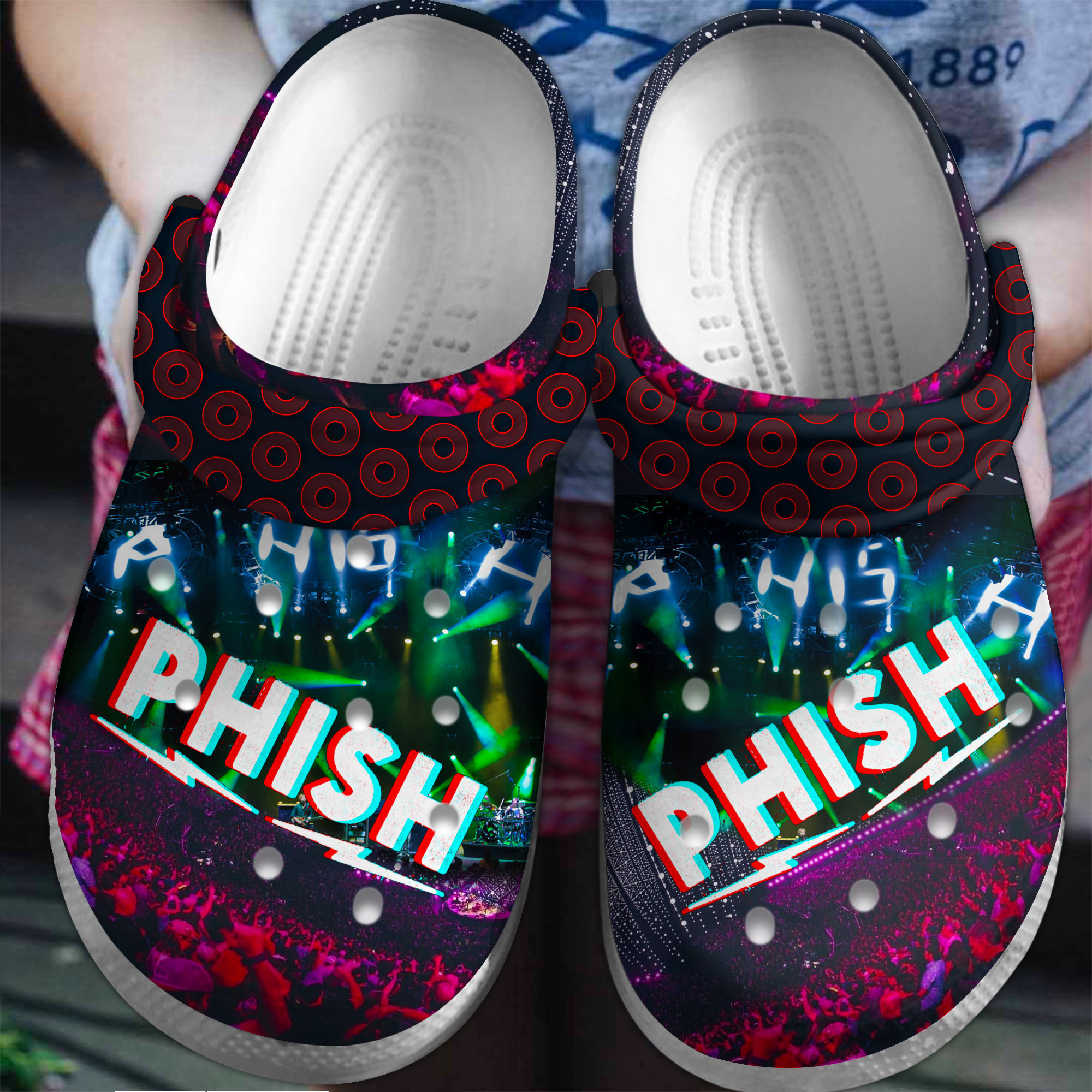 Phish Music Crocs Crocband Clogs Shoes Comfortable For Men Women and Kids