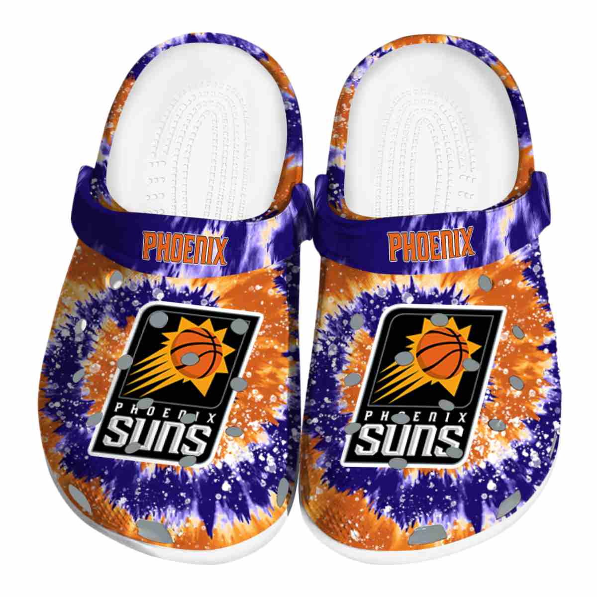Phoenix Suns NBA Sport Crocs Crocband Clogs Shoes Comfortable For Men Women and Kids