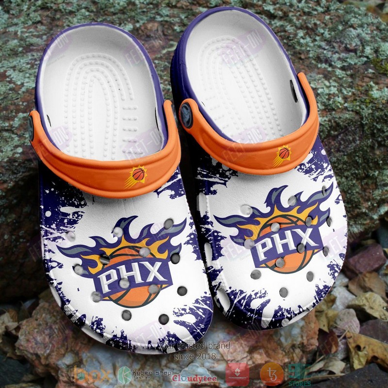 Phoenix Suns NBA Sport Crocs Crocband Clogs Shoes Comfortable For Men Women and Kids