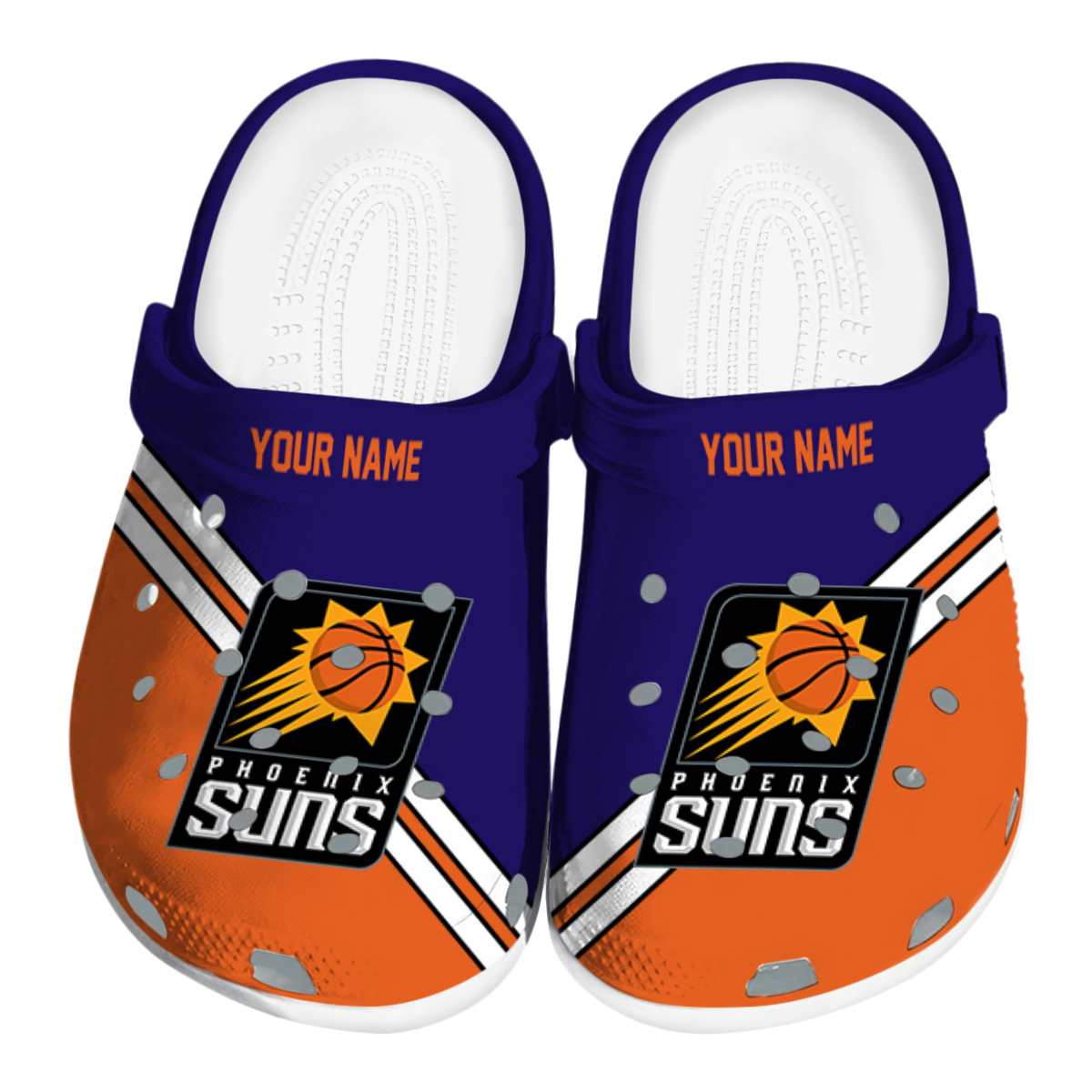 Phoenix Suns NBA Sport Crocs Crocband Clogs Shoes Comfortable For Men Women and Kids
