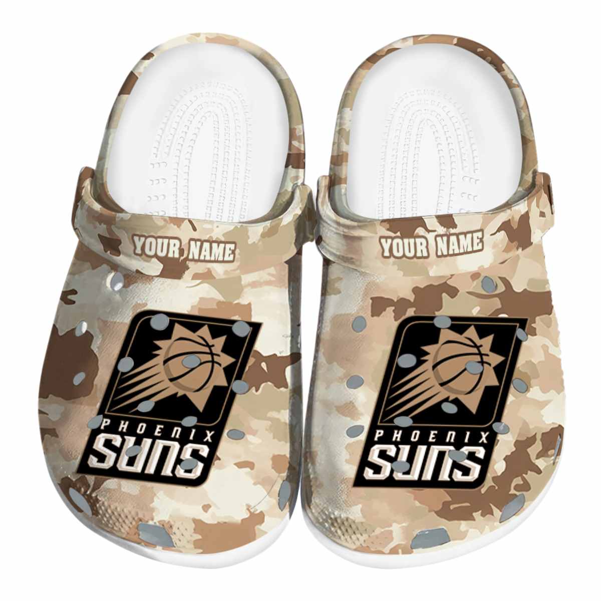 Phoenix Suns NBA Sport Crocs Crocband Clogs Shoes Comfortable For Men Women and Kids