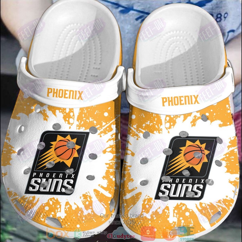 Phoenix Suns NBA Sport Crocs Crocband Clogs Shoes Comfortable For Men Women and Kids