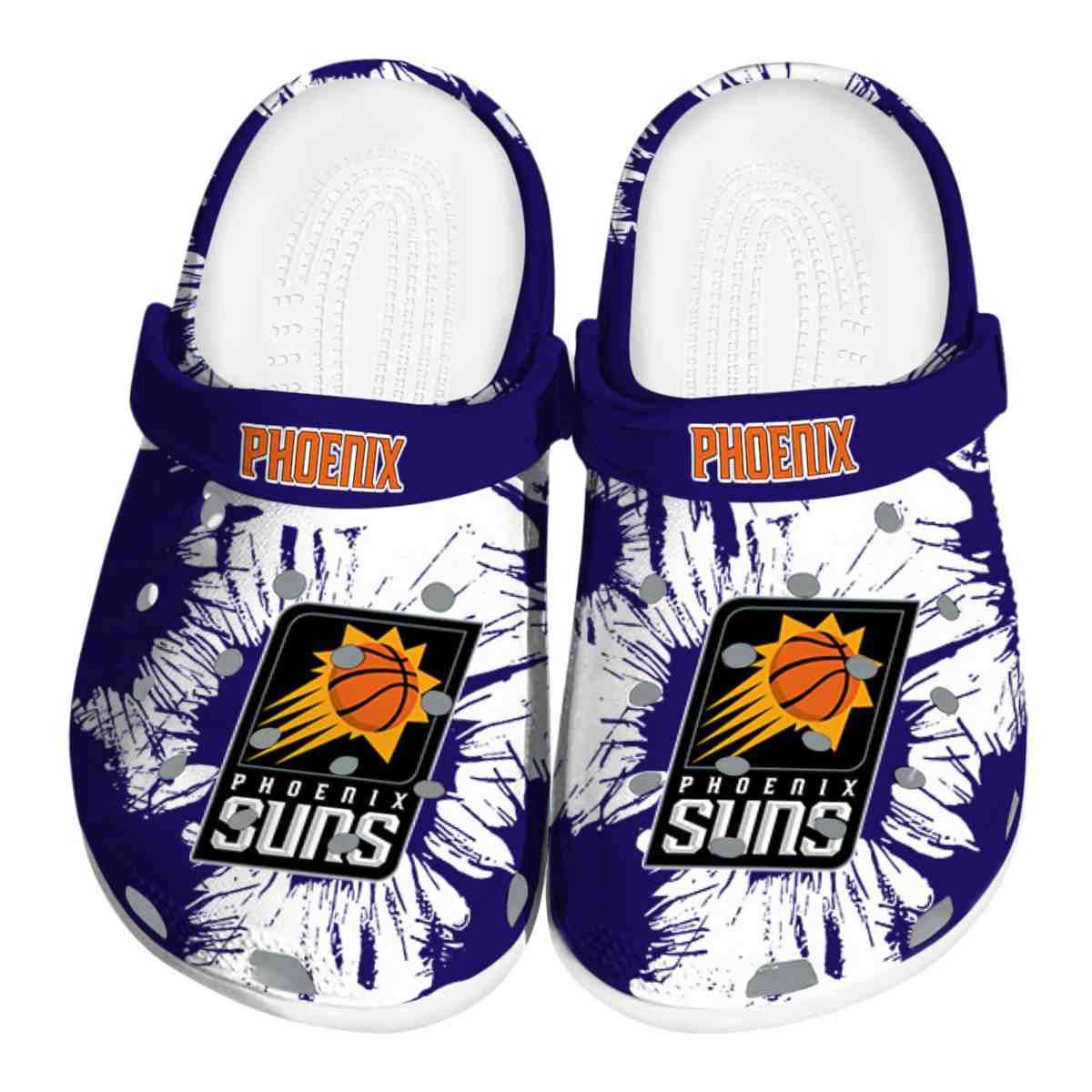 Phoenix Suns NBA Sport Crocs Crocband Clogs Shoes Comfortable For Men Women and Kids