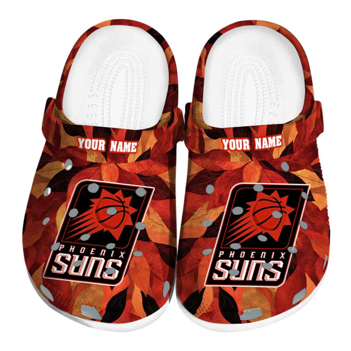 Phoenix Suns NBA Sport Crocs Crocband Clogs Shoes Comfortable For Men Women and Kids
