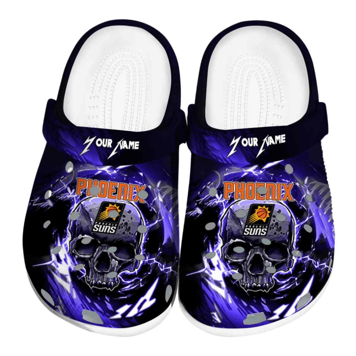 Phoenix Suns NBA Sport Crocs Crocband Clogs Shoes Comfortable For Men Women and Kids