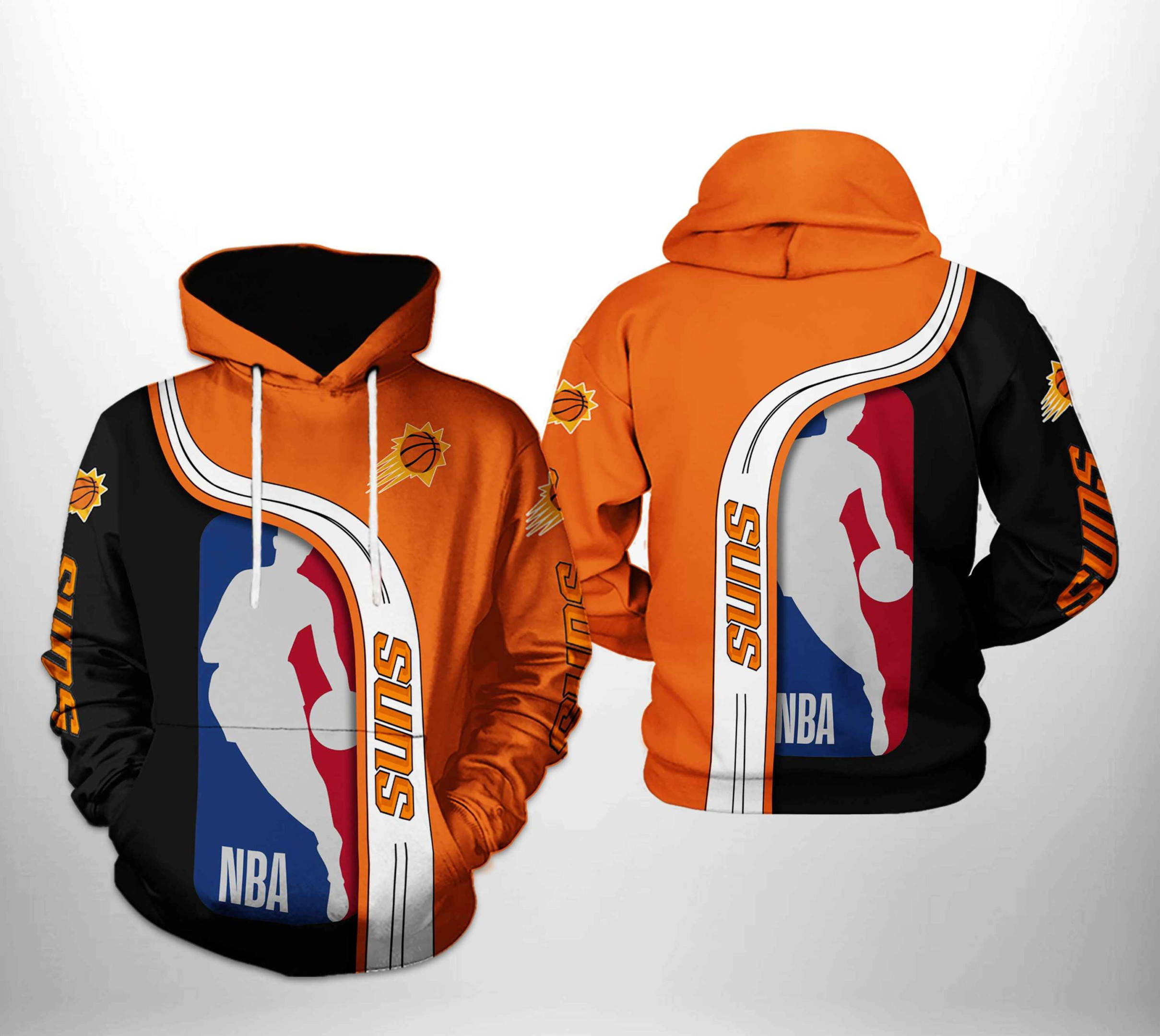 Phoenix Suns NBA Team 3D All Over Print Hoodie, Zip Hoodie