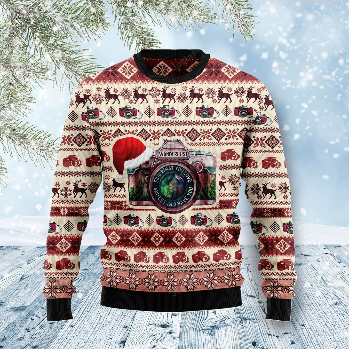 Photograph Save You Ugly Christmas Sweater Adult 3D Funny Matching for family