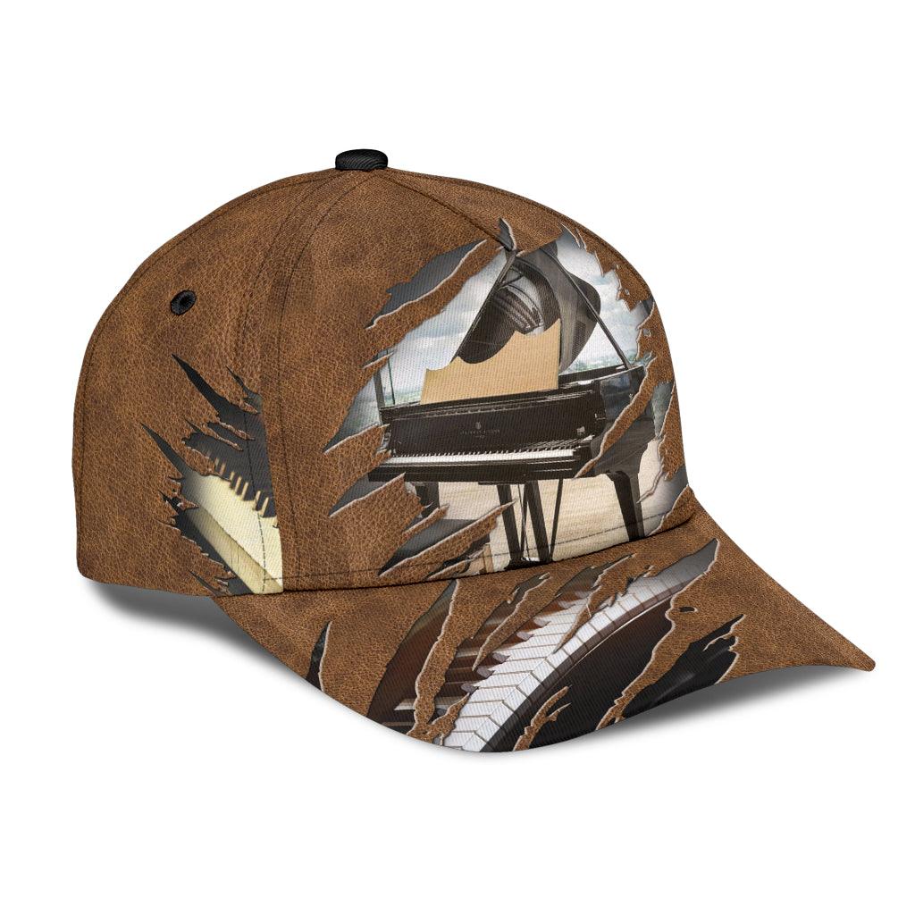 Piano Classic Cap, Gift for Music Lovers, Piano Lovers Trucker Hats Custom Hats Gifts For Men & Women