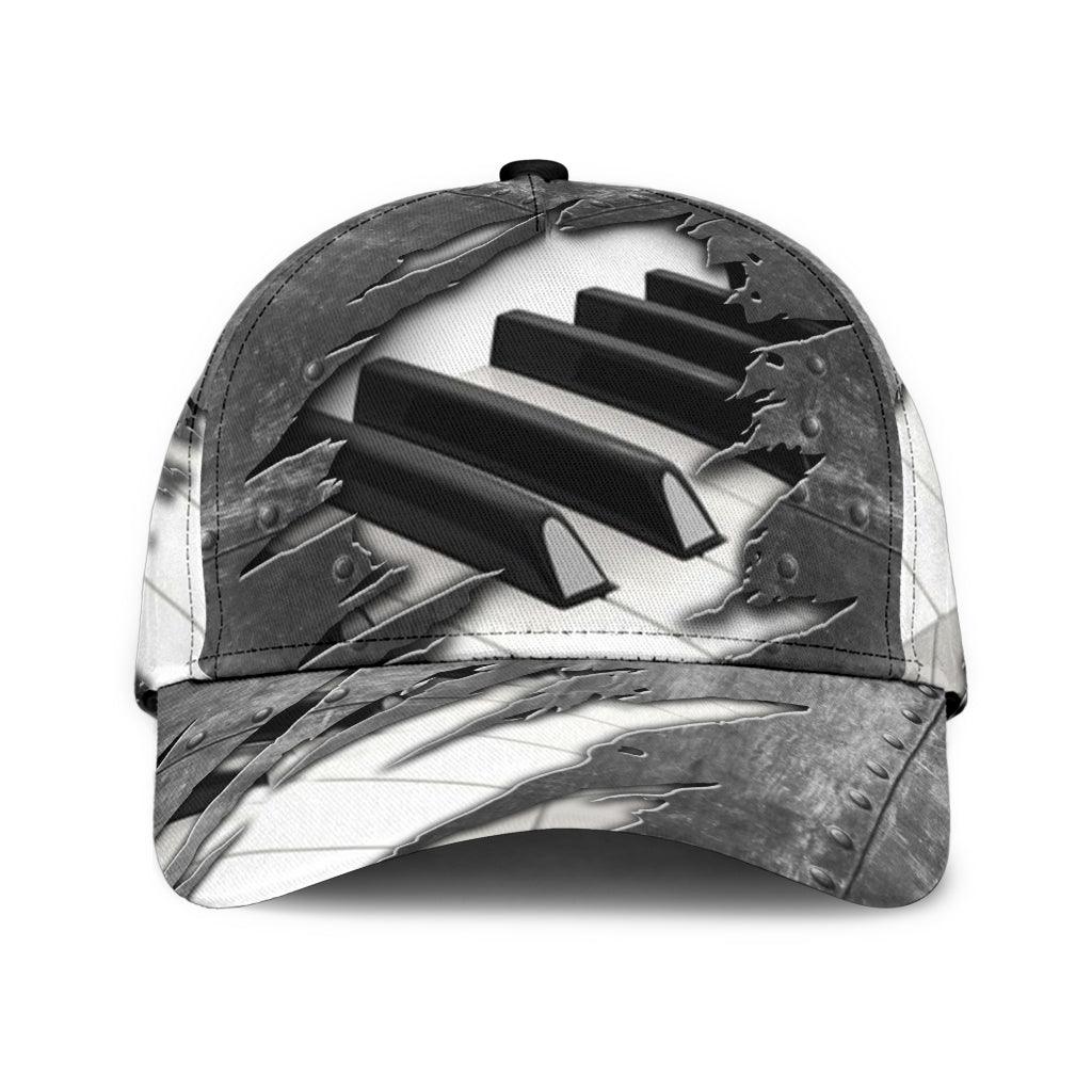 Piano Classic Cap, Gift for Music Lovers, Piano Lovers Trucker Hats Custom Hats Gifts For Men & Women