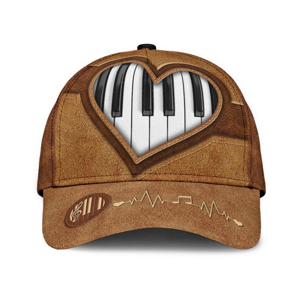 Piano Classic Cap, Gift for Music Lovers, Piano Lovers Trucker Hats Custom Hats Gifts For Men & Women