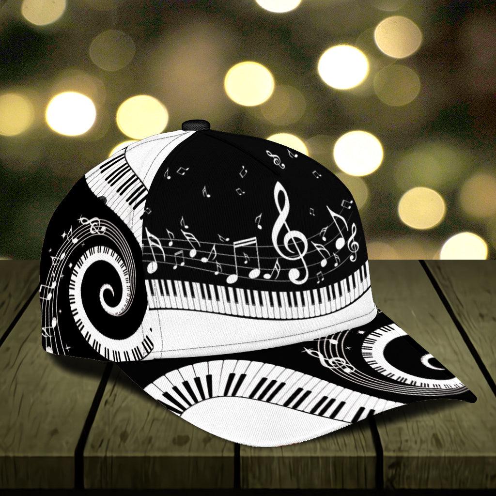 Piano Classic Cap, Gift for Music Lovers, Piano Lovers Trucker Hats Custom Hats Gifts For Men & Women