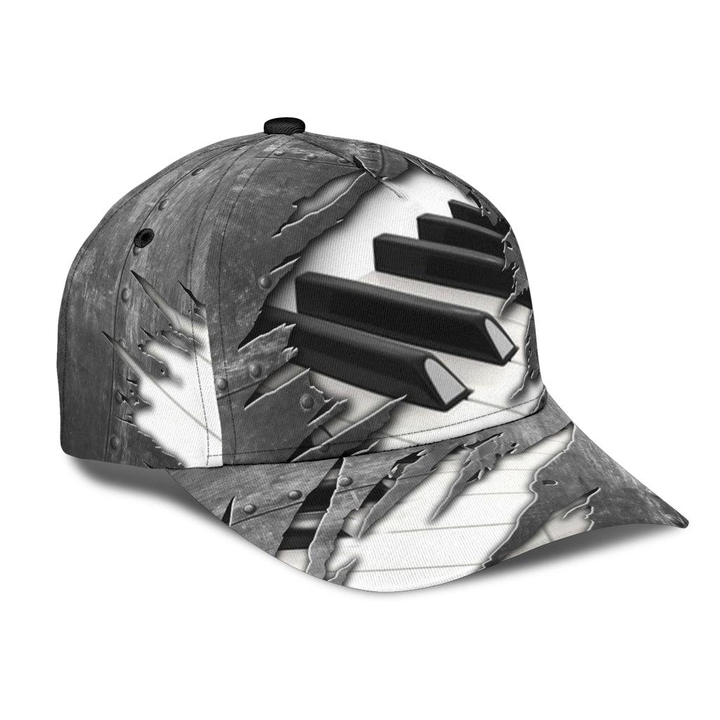 Piano Classic Cap, Gift for Music Lovers, Piano Lovers Trucker Hats Custom Hats Gifts For Men & Women