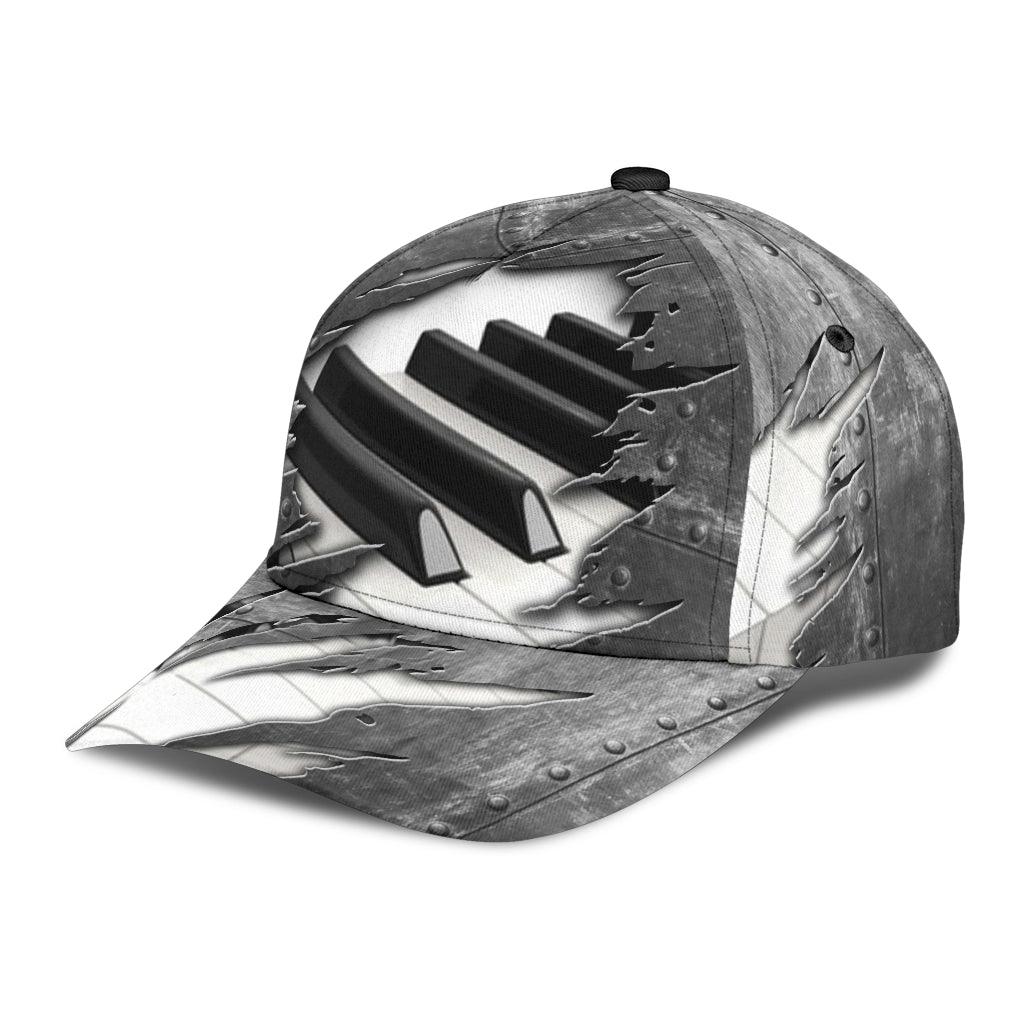 Piano Classic Cap, Gift for Music Lovers, Piano Lovers Trucker Hats Custom Hats Gifts For Men & Women