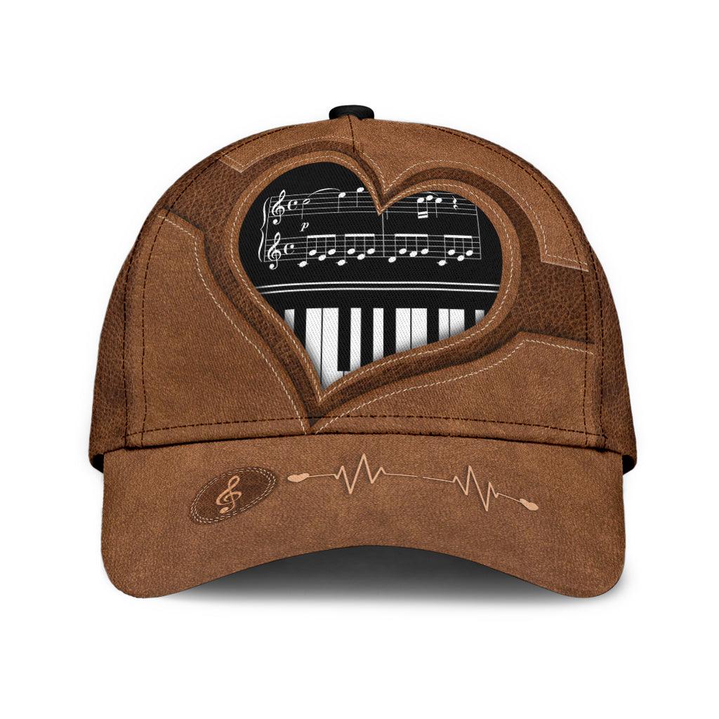 Piano Classic Cap, Gift for Music Lovers, Piano Lovers Trucker Hats Custom Hats Gifts For Men & Women