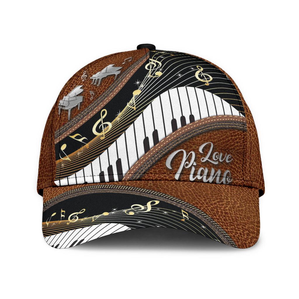Piano Classic Cap, Gift for Music Lovers, Piano Lovers Trucker Hats Custom Hats Gifts For Men & Women