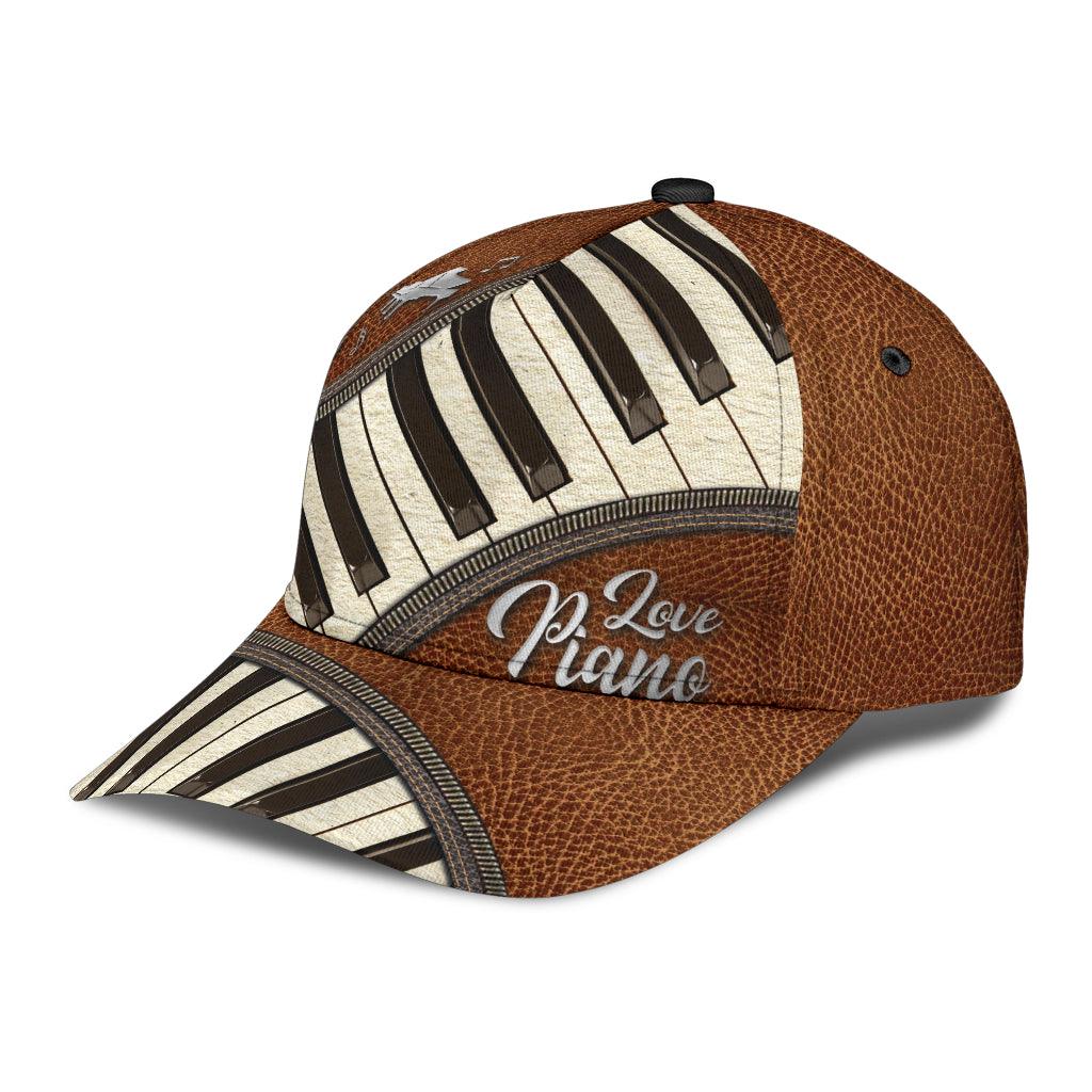 Piano Classic Cap, Gift for Music Lovers, Piano Lovers Trucker Hats Custom Hats Gifts For Men & Women