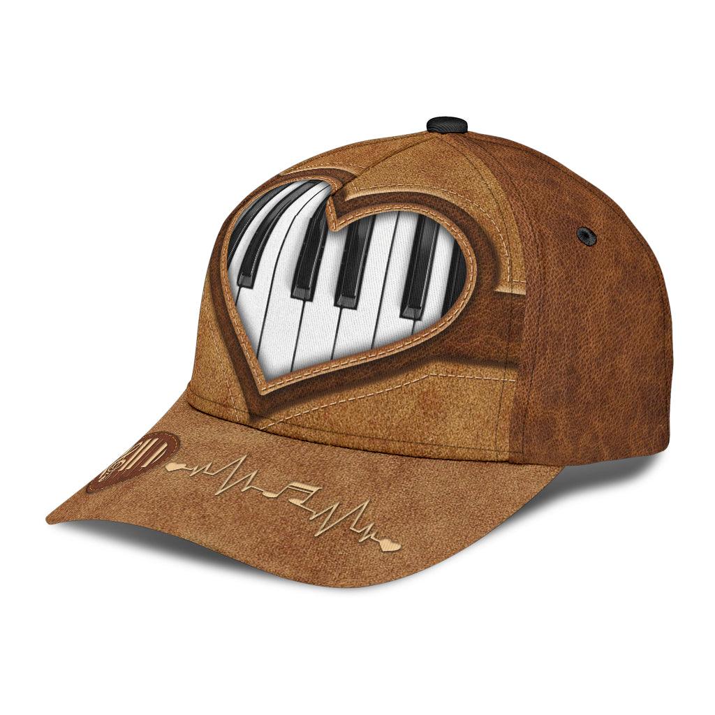 Piano Classic Cap, Gift for Music Lovers, Piano Lovers Trucker Hats Custom Hats Gifts For Men & Women
