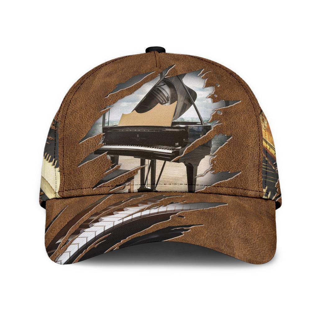 Piano Classic Cap, Gift for Music Lovers, Piano Lovers Trucker Hats Custom Hats Gifts For Men & Women