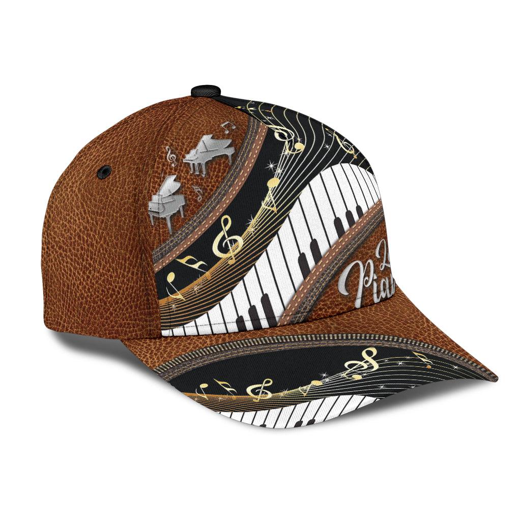 Piano Classic Cap, Gift for Music Lovers, Piano Lovers Trucker Hats Custom Hats Gifts For Men & Women