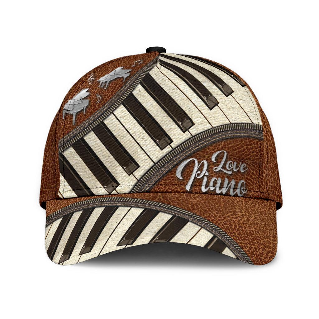 Piano Classic Cap, Gift for Music Lovers, Piano Lovers Trucker Hats Custom Hats Gifts For Men & Women