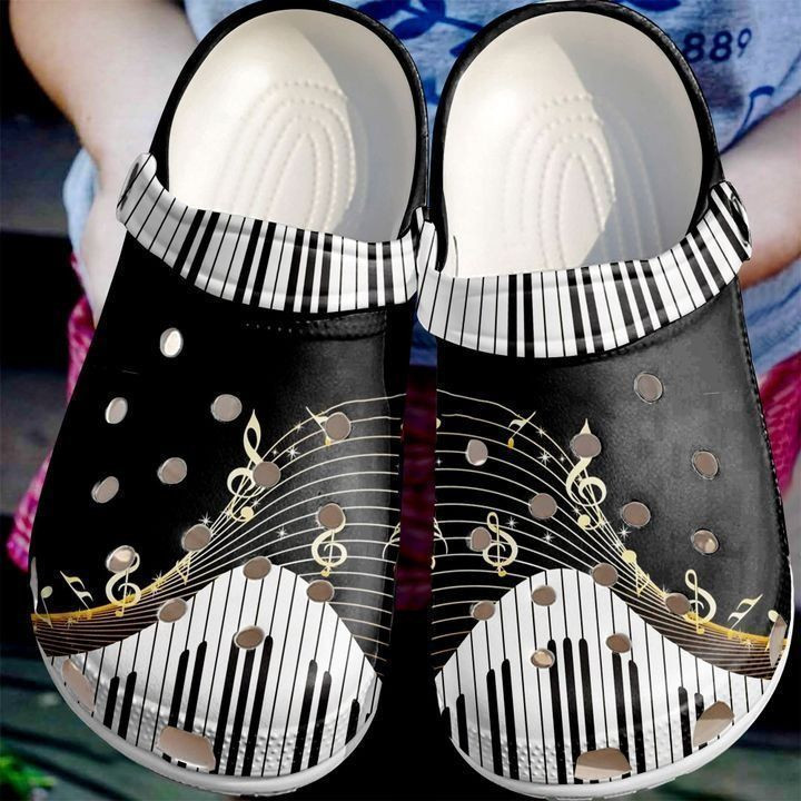 Piano Music Classic Clogs Shoes