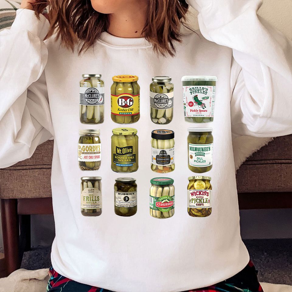 Pickle Lovers - Personalized Photo Sweatshirt