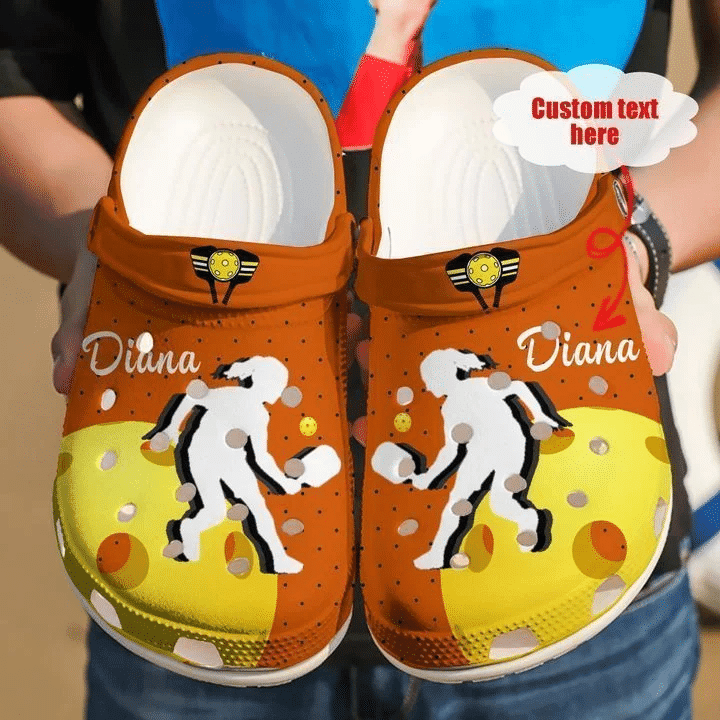 Pickleball Personalized Girl Classic Clogs Shoes