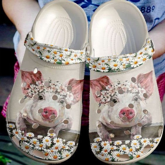 Pig Love Rubber clog Shoes Comfy Footwear