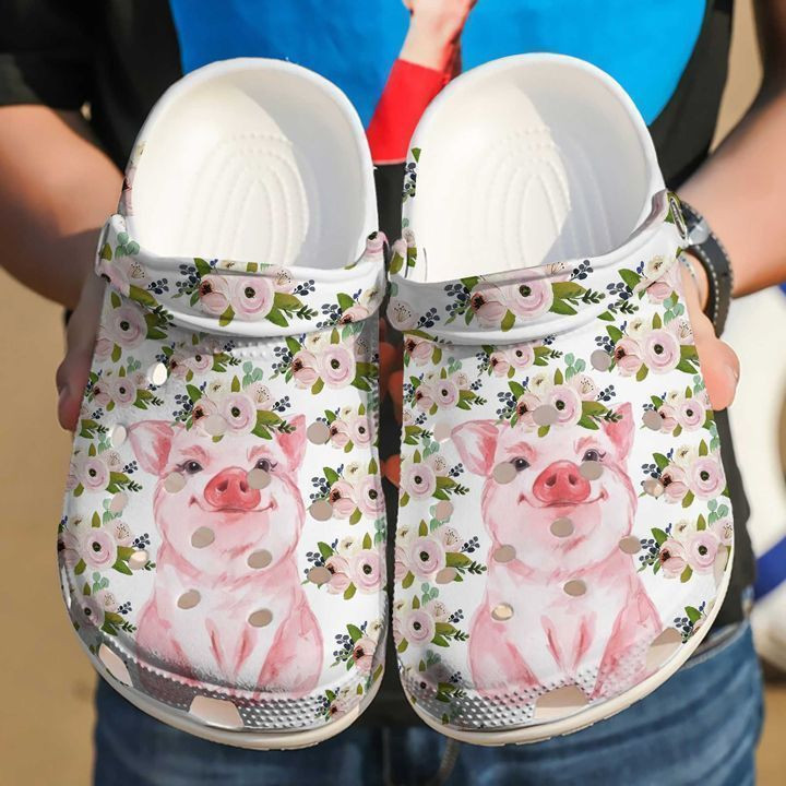 Pig N Flower Clog Shoes