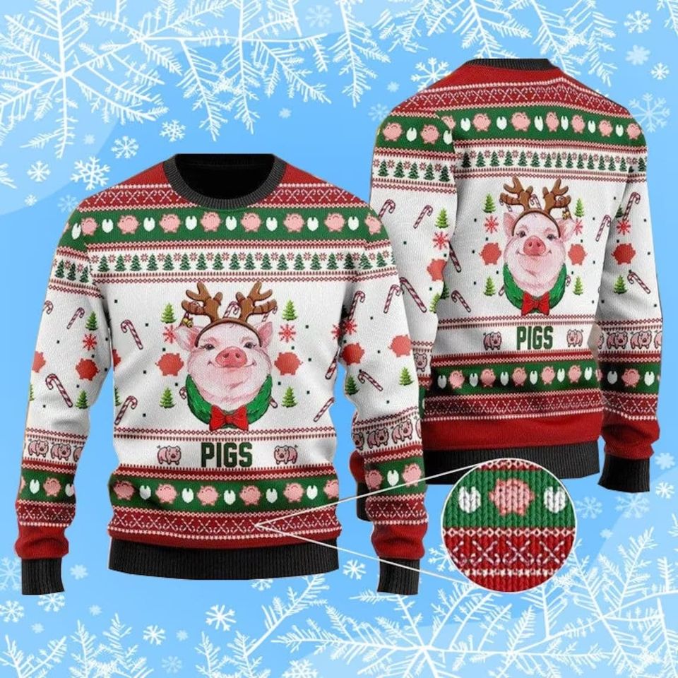 Pig Ugly Christmas Sweater Ugly Christmas Sweater