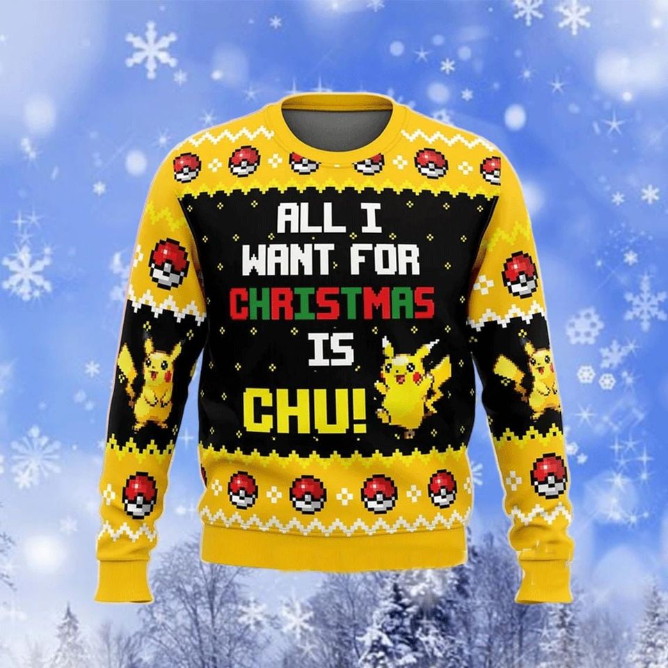Pika Christmas Ugly Sweater Gift
