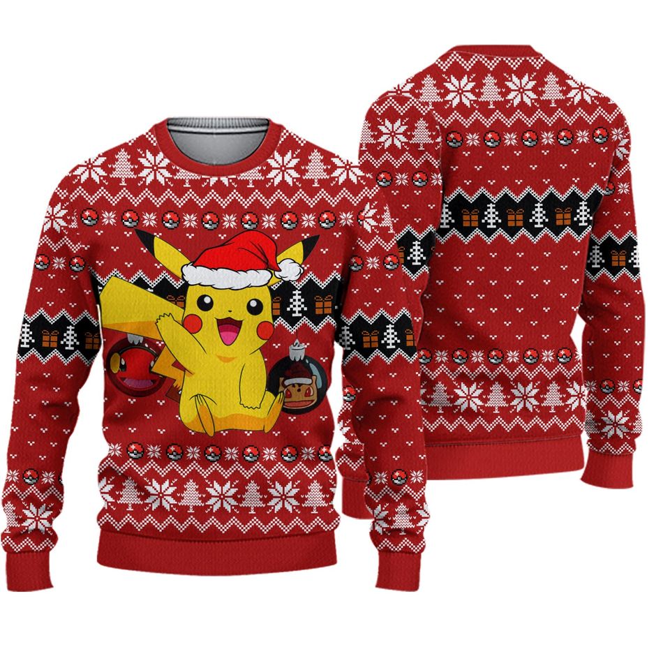 Pika PKM Christmas Ugly Sweater