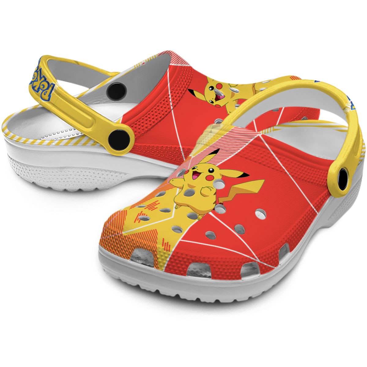 Pikachu Pokemon Anime Crocs Crocband Clogs Shoes Comfortable For Men Women and Kids - Image 3